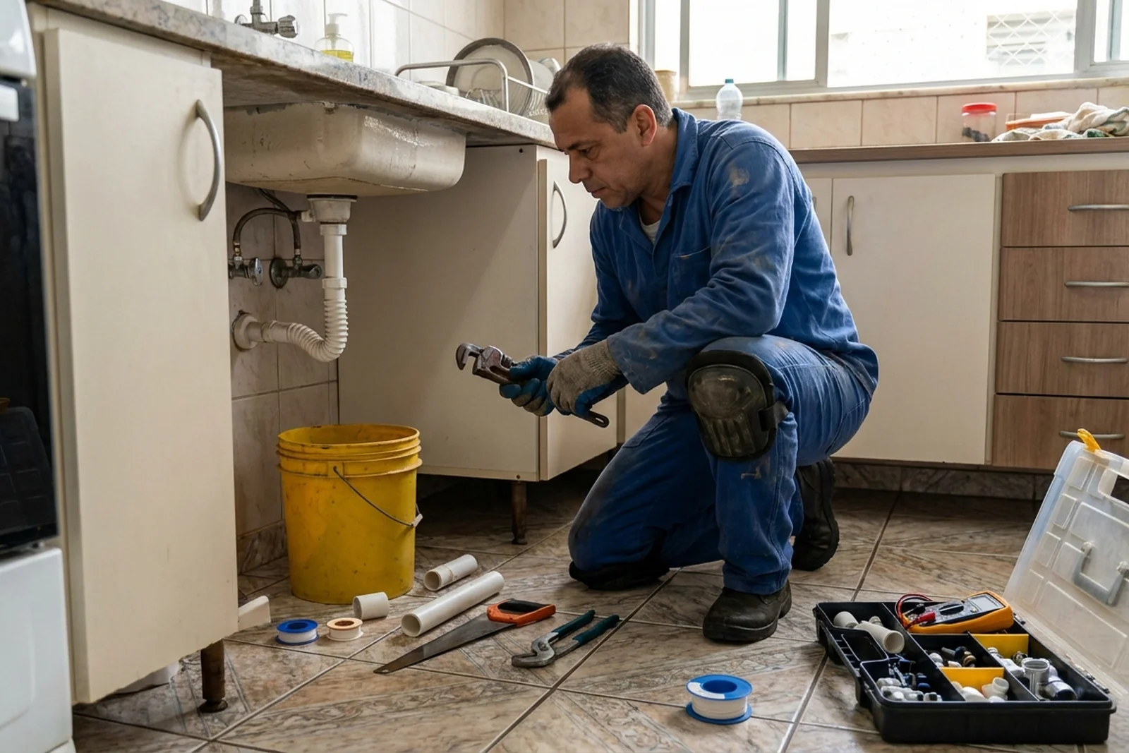 Reparos hidráulicos e detecção de vazamento em Contagem-MG